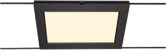 SLV No. 1002864 PLYTTA rectangular Seilleuchte für TENSEO Niedervolt-Seilsystem 2700K schwarz