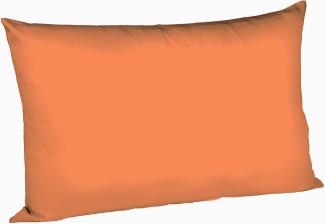 Fleuresse Mako-Satin-Kissenbezug uni colours terra 5215 Größe 50 x 70 cm