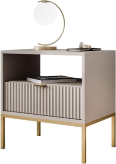 Lookway Nachttisch CORTADO GOLD S54, Breite 54 cm