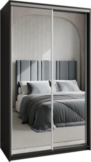 Masseno Schwebetürenschrank RIEN Kleiderschrank mit Spiegel und Schubladen Schlafzimmerschrank