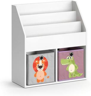 Vicco Kinderregal Bücherregal Aufbewahrungsregal Luigi Spielzeugablage Faltbox