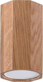 SOLLUX SL. 1033 Deckenleuchte ZEKE 10 Eiche L: 60, B: 60, H: 100, GU10/40W, dimmbar