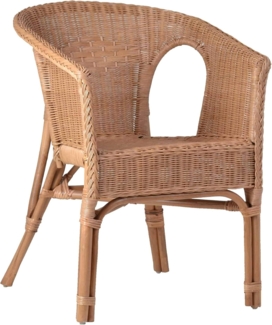 MiaMöbel Rattanstuhl Rattan, aus Rattangeflecht Honig