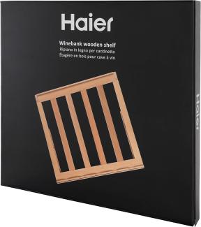 Haier – Holzregal-Einsatz Weinkühlschränke - Lagerung Für Weinflaschen - Kompatibel Mit WS53GDA Und WS50GA - Elegantes Und Qualitativ hochwertiges Design - Originalzubehör - HAWCSH44