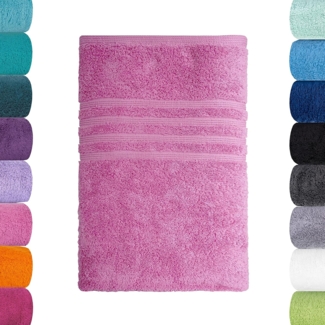 Lavea Handtuch Set Premium Frotteeserie Bali, aus 100% Bio-Baumwolle (100x150cm, 1-St), extra saugstark mit 500g/m² in Wellness-Qualität - Badetuch