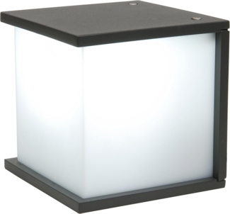 LED-Außenwandleuchte, BOX CUBE, 1 x E27/15W