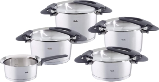 Fissler Intensa® Topf-Set 5-tlg. mit Metalldeckel und Stielkasserolle