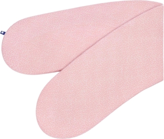 Julius Zöllner Jersey Stillkissen mit Perlenfüllung 190 Tiny Squares Blush