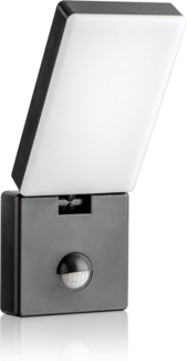 SEBSON Außen-Wandleuchte LED Außenleuchte Bewegungsmelder 9m/140° IP65 15W 900lm kaltweiß, Kaltweiß, Bewegungsmelder programmierbar