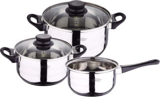 San Ignacio 5-tlg. Kochtopf-Set Edelstahl Kochset Toledo SG-8050