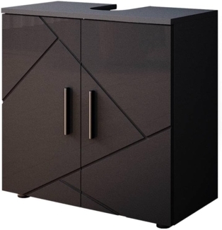 Vicco 'Irma' Waschbeckenunterschrank, Holz, Anthrazit, 59 x 30 x 60 cm