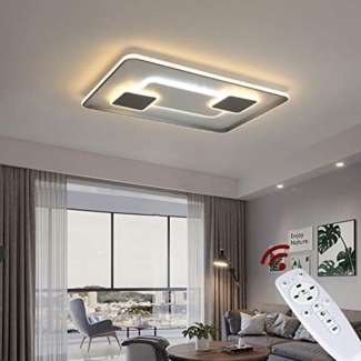 Eurotondisplay LED Deckenleuchte LED Deckenleuchte mit Fernbedienung Lichtfarbe warmweiß bis kaltweiß, LED fest integriert, Warm- bis Kaltweiß, Lichtfarbe und Helligkeit einstellbar