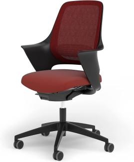 Ergotopia® WellBack, Ergonomischer Bürostuhl Made in Germany, Bequemer Schreibtischstuhl mit Lordosenstütze und Synchronmechanik, für Büro und Homeoffice