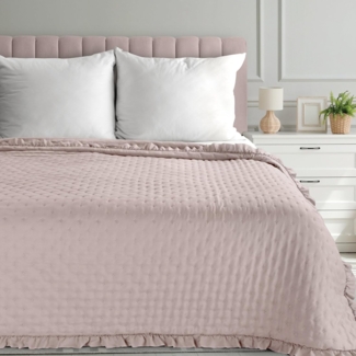 Tagesdecke LIBI3 altrosa 220X240 PUDE