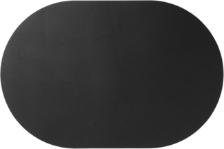 ASA Selection Tischset Oval, Black Leather Optic