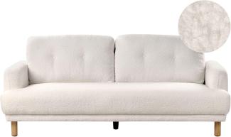 3-Sitzer Sofa Bouclé Weiß TUVE