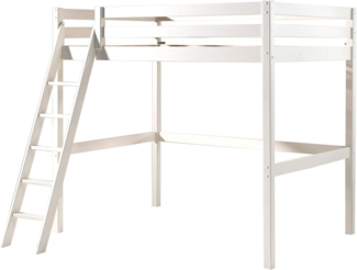 Vipack 'Pino' Hochbett weiß, 140x200 cm