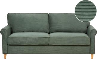 3-Sitzer Sofa Cord dunkelgrün RONNEBY