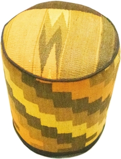 Sonderform,XS / 80 cm Ø Rund & kleiner,Mehrfarbig,Patchwork,Schurwolle,Afghanistan