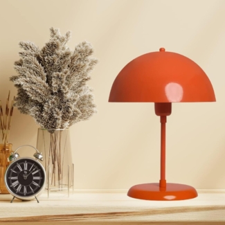Bamyum Tischleuchte Pilz Lampe Mit Kabel Lipeo 25 cm Metall Retro Kleine Lampe, ohne Leuchtmittel