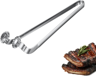 WESTMARK Grillzange Twistmaster, 1 Stk. – Wurstzange mit drehbarem Greifer – Robuste Fleis