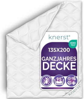 KNERST Microfaserbettdecke Mikrofaserbettdecke Sommerdecke Ganzjahresdecke 135x200, 155x220, uvm, Füllung: Klimafaser-Polyesterfüllung, Allergikerfreundlich, atmungsaktiv, temperaturausgleichend