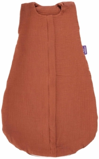 Träumeland Sommerschlafsack LIEBMICH Baumwollmusselin terrakotta Größe 70