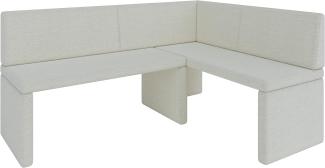 Eckbank Akiko Corner Bench - Eckbankgruppe für Ihrem Esszimmer, Küche modern, Sitzecke, Essecke. Perfekt für Küche, Büro und Rezeption. Solide und Starke Verarbeitung. (INARI 22, 196x142 cm rechts)