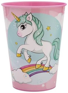 Becher Einhorn RAINBOW