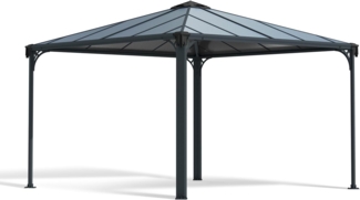 Palram - Canopia Aluminium Pavillon Palermo 3600 | Anthrazit | 360x360x295 cm