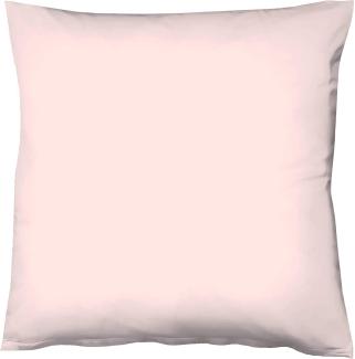 Fleuresse Interlock-Jersey-Kissenbezug uni colours rose 4040 40/40