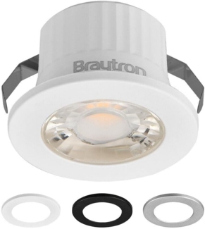 LED Minispot 3W klein Einbauleuchte Einbauspot Einbaustrahler 3 Blenden IP54 230V 4000K