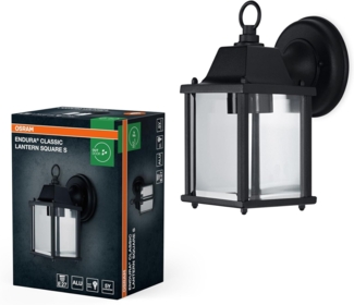 OSRAM LED-Außenwandleuchte, Endura Classic Lantern Cylinder, IP43, schwarz