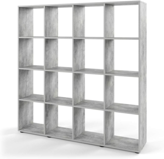 Vicco Raumteiler Grau 138.5 x 142.5 cm, Karree