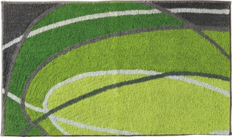 REDBEST Badematte Badematte "Lynn", Höhe 20 mm, eckig, Grafik