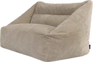 icon Sitzsack cord Sofa Erwachsene „Cecilia", Made in Germany, für Erwachsene, XXL Sitzsack, mit Füllung
