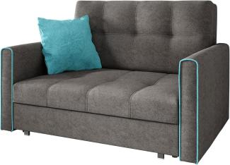 'Viva Bis II' Schlafsofa, Farbe: Alova 36 + Alova 29, 85 x 98 x 133 cm