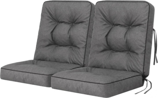 Bjird Bankauflage Venus 50 cm, 60 cm, 100 cm, 120 cm, 150 cm, 180 cm, (2 St), für Gartenbank und Hollywoodschaukel