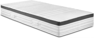 Taschenfederkernmatratze Elite Line, Bodyprotect, 25 cm hoch, orthopädische Matratze, 7-Zonen, Größe: 80x200, Härtegrad: H3