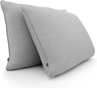 DYNMC you Sofakissen mit Füllung und Bezug - 2er Set mit Viel Füllung, Rückenkissen mit Baumwoll-Bezug - Bequeme Dekokissen