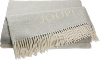 Joop Tagesdecke Kuscheldecke 130x180 cm Franse FINE-DF Silber-Natur