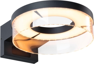 Paulmann 93113 LED Außenwandleuchte Capea Zigbee Bewegungsmelder tunable warm IP44 anthrazit