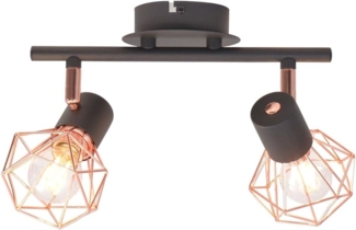 vidaXL Deckenstrahler mit 2 LED-Glühlampen 8 W 244394