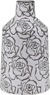 Blumenvase ALINDA Steinzeug 26 cm Weiß