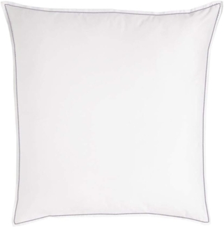 Traumschlaf Uni Kissenbezug White Collection Pico-Pico|70x90 cm| dark-grey