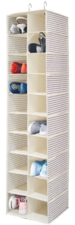 mDesign Hängeregal Organizer Aufbewahrung 20 Fächer Kunststoff Blau / Beige