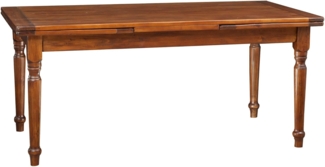 Biscottini Esstisch ausziehbar Made in Italy 180x90 cm | Esstisch Holz massiv | Küchentisch ausziehbar