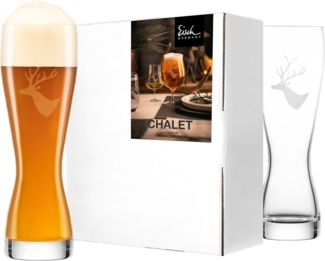 Eisch Chalet Weizenbierglas 2er Set im Geschenkkarton