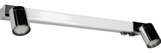 Trio Leuchten LED Badezimmer Wandleuchte Enrico 281470306, Metall Chrom, 6.5 Watt LED, exkl. 2x GU10, Lichtfarbe einstellbar