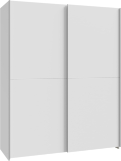 Kleiderschrank SCHACH&MATT mit Schiebetüren Weiß ca. 151 x 191 x 62 cm